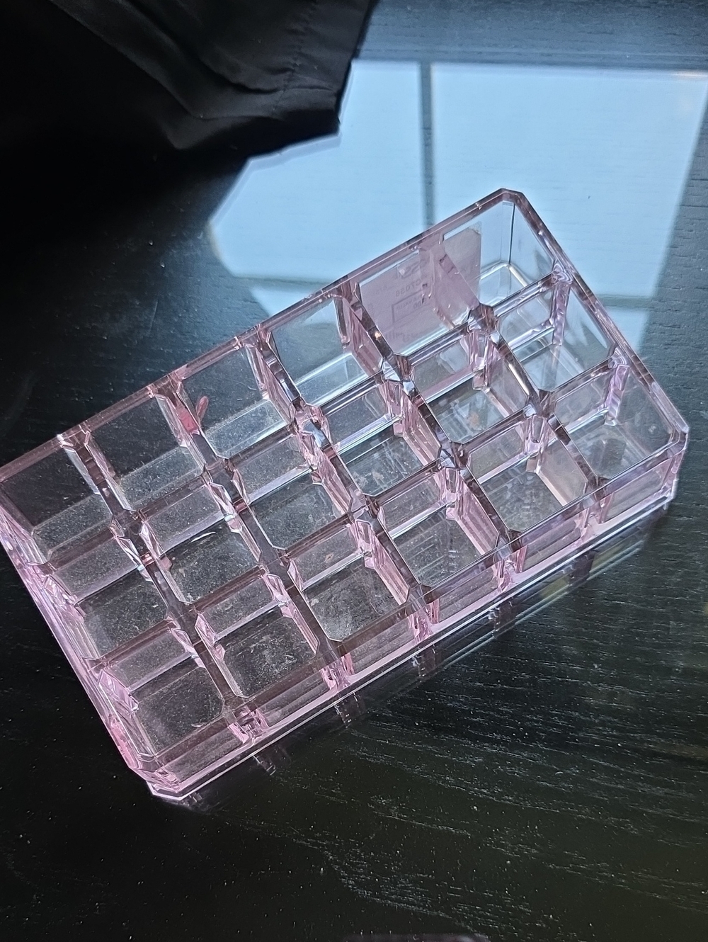 💚5/$20💚Pink Clear Acrylic 24-Slot Organizer Tray